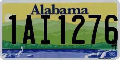 AL license plate 1AI1276