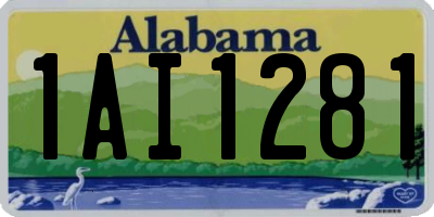 AL license plate 1AI1281
