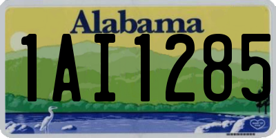 AL license plate 1AI1285