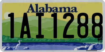 AL license plate 1AI1288