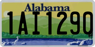 AL license plate 1AI1290