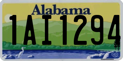 AL license plate 1AI1294