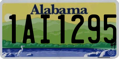 AL license plate 1AI1295