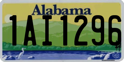 AL license plate 1AI1296