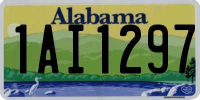 AL license plate 1AI1297