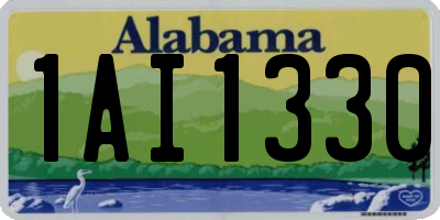AL license plate 1AI1330