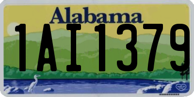 AL license plate 1AI1379