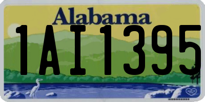 AL license plate 1AI1395