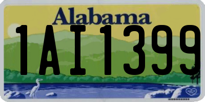 AL license plate 1AI1399