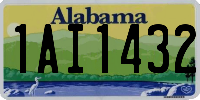 AL license plate 1AI1432
