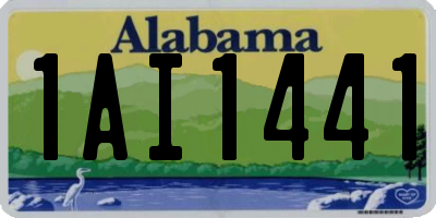 AL license plate 1AI1441