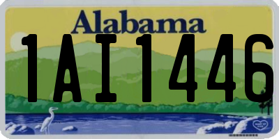 AL license plate 1AI1446