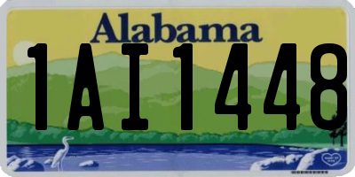 AL license plate 1AI1448