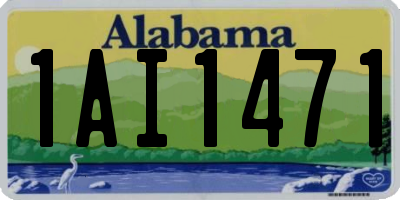 AL license plate 1AI1471