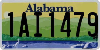 AL license plate 1AI1479