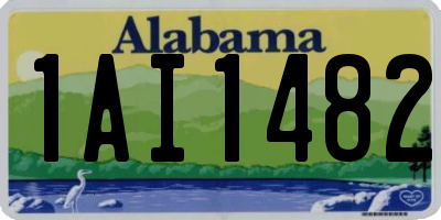 AL license plate 1AI1482