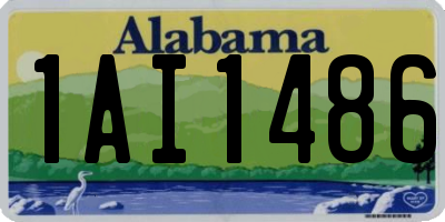 AL license plate 1AI1486