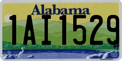 AL license plate 1AI1529