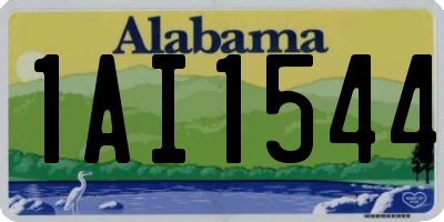 AL license plate 1AI1544