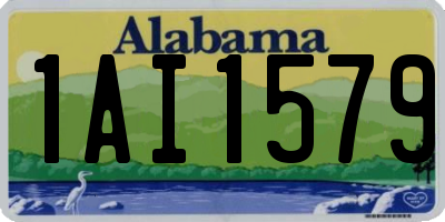 AL license plate 1AI1579