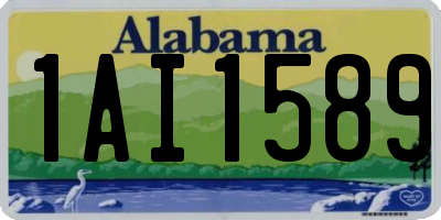 AL license plate 1AI1589