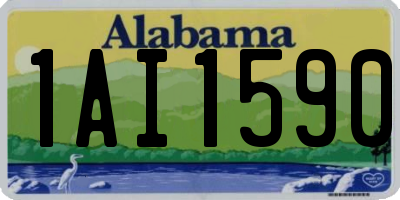 AL license plate 1AI1590