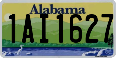 AL license plate 1AI1627