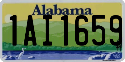 AL license plate 1AI1659