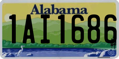 AL license plate 1AI1686
