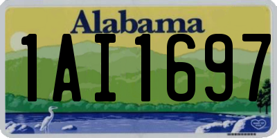 AL license plate 1AI1697