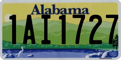 AL license plate 1AI1727