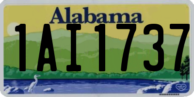 AL license plate 1AI1737