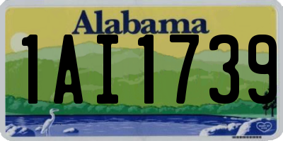 AL license plate 1AI1739