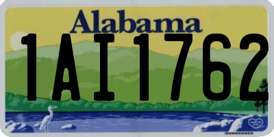 AL license plate 1AI1762