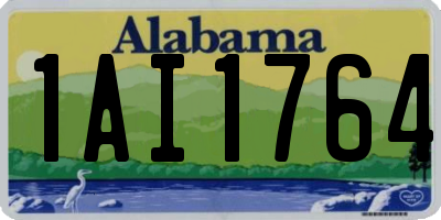 AL license plate 1AI1764