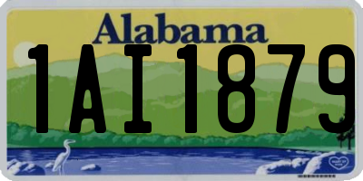 AL license plate 1AI1879