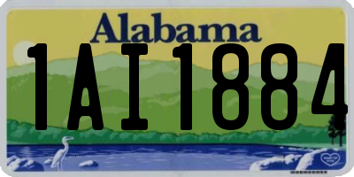 AL license plate 1AI1884