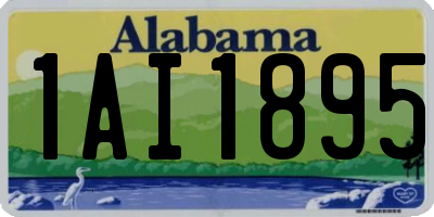 AL license plate 1AI1895