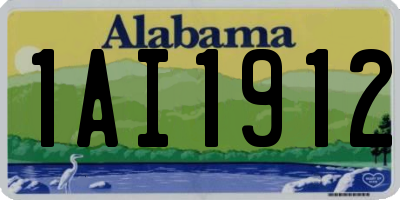 AL license plate 1AI1912