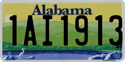 AL license plate 1AI1913