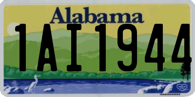 AL license plate 1AI1944