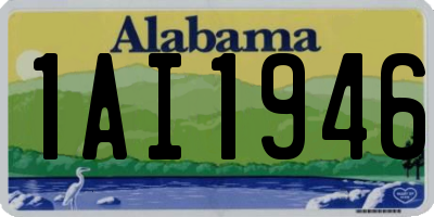 AL license plate 1AI1946