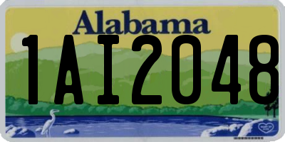 AL license plate 1AI2048