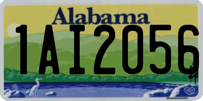 AL license plate 1AI2056