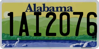 AL license plate 1AI2076
