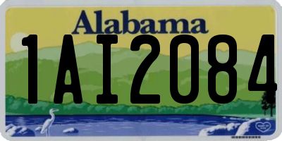 AL license plate 1AI2084