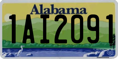 AL license plate 1AI2091