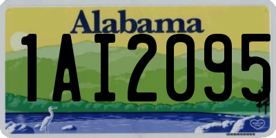 AL license plate 1AI2095