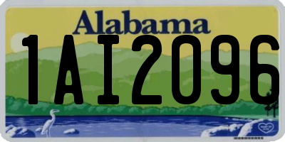 AL license plate 1AI2096