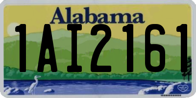 AL license plate 1AI2161